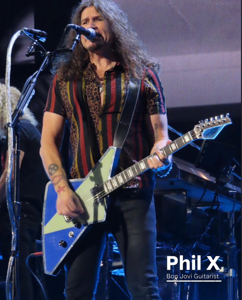 Bon Jovi's Phil X Debuts the Cream Guitars DaVinci at Madison Square Garden
