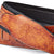 ISUZI CK-01 Light Brown Celtic knott Leather Guitar Strap