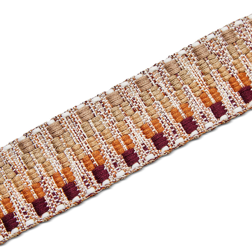 ISUZI UKLL-50 Premium Brown Pattern Ukulele Strap (Courroie de Ukulélé)