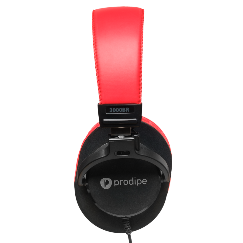 Prodipe 3000BR Professional Headphone versatile Black/Red