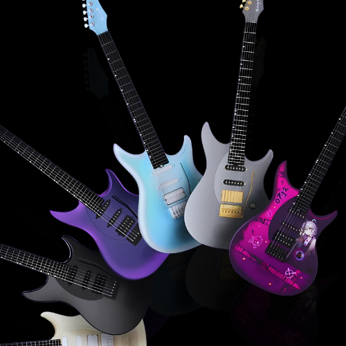 【最終値下】Enya Inspire  Purple Enya Inspire: Carbon Fiber Super Strat Smart Guitar