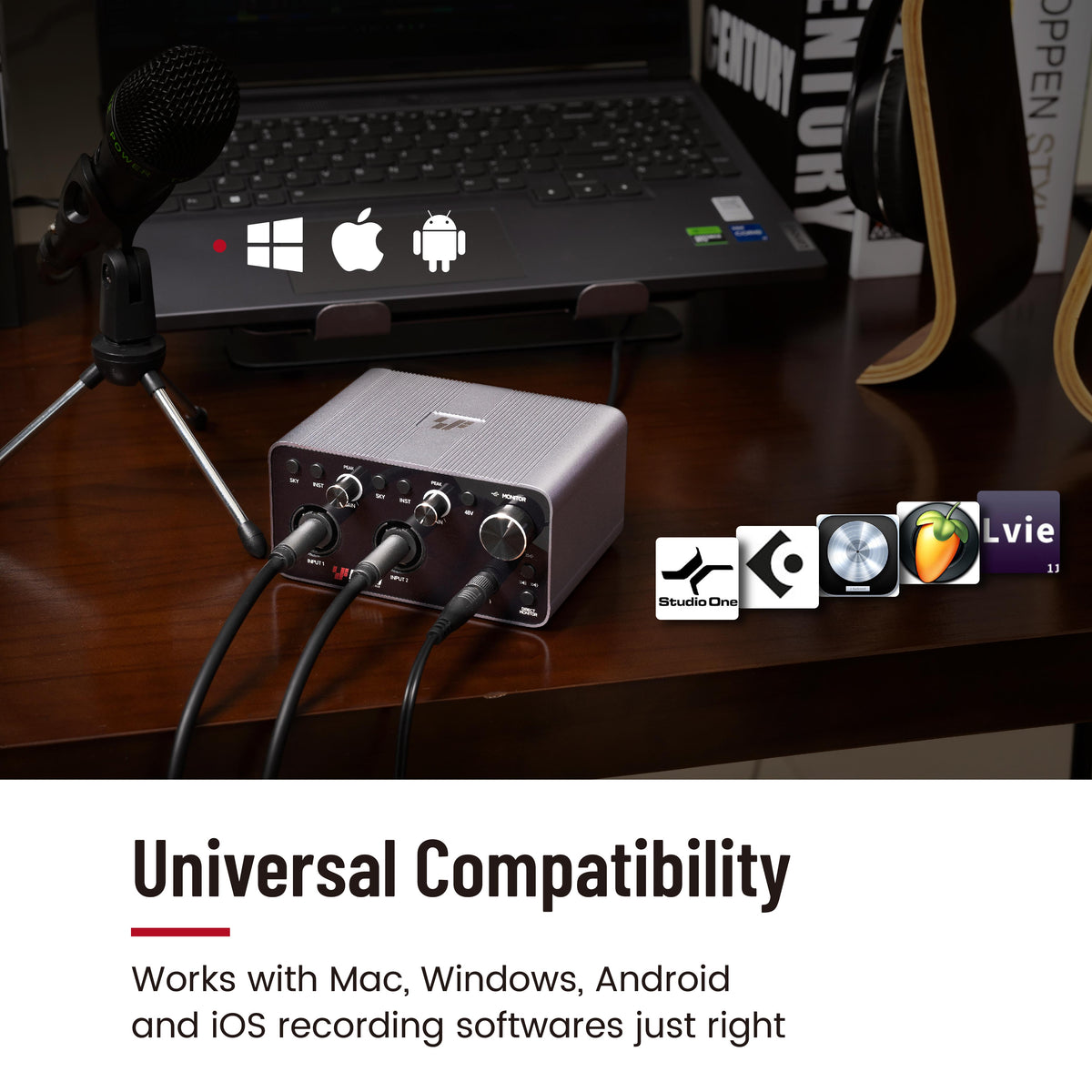 Simplefly SF2401 - Digital Mixer Audio Interface with Studio-Quality Sound