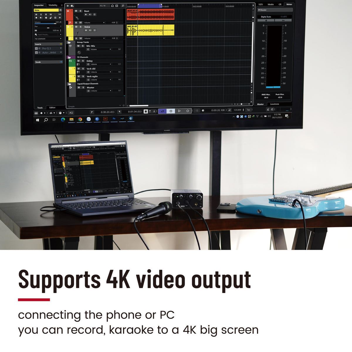 Simplefly SF2402 USB Audio Interface 2-in-2-out 24bit 192khz