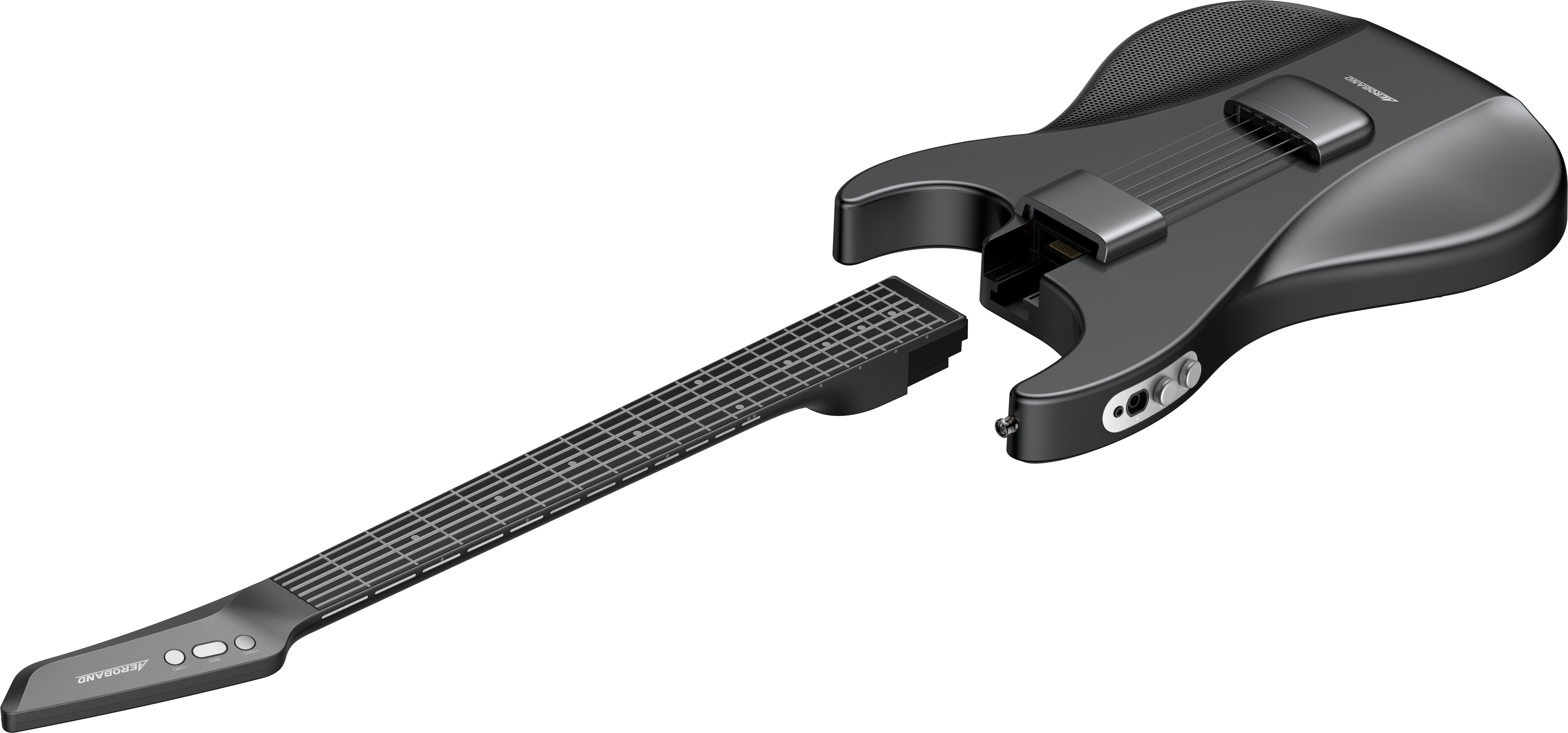 Aeroband Guitar in Black with Gig Bag - Red Chilli Audio Aeroband Guitar in Black with Gig Bag - Red Chilli Audio