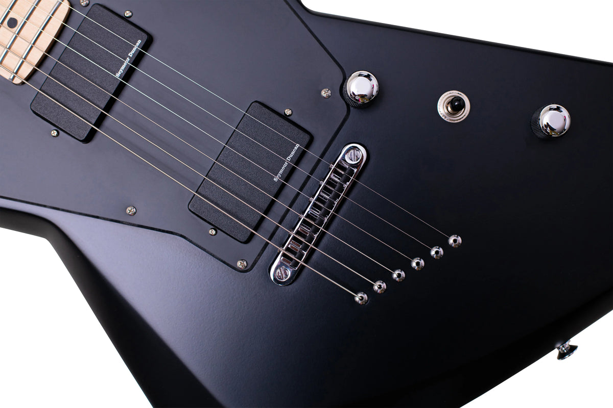 Cream Voltage Metal Guitar in Black Nightmare with Gig Bag