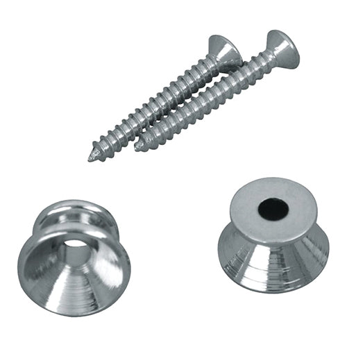 D&#39;Andrea Accessories, Strap Buttons - Aluminum - 24PC