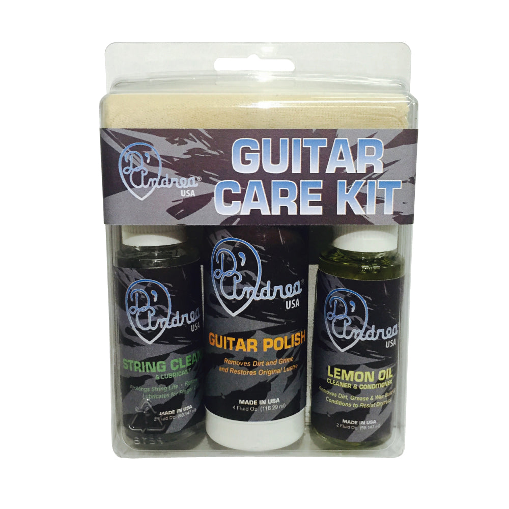 D&#39;Andrea Accessories, D&#39;Andrea Deluxe Guitar Care Kit