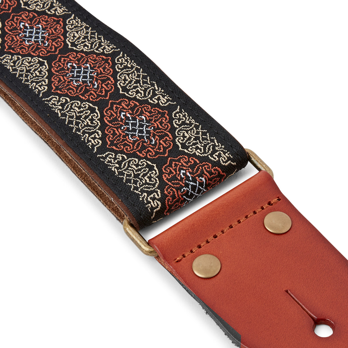 ISUZI GT-54 Suede Pattern Guitar Strap