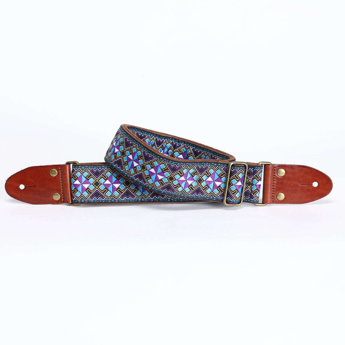 Isuzi GT-67 Coloured woven strap with copper metal buckle
