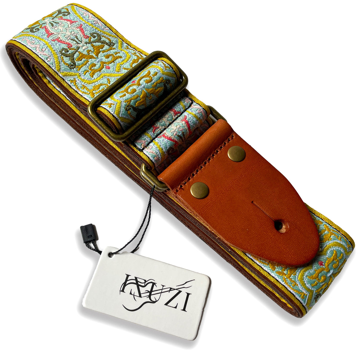 ISUZI GT-53 Suede Pattern Guitar Strap