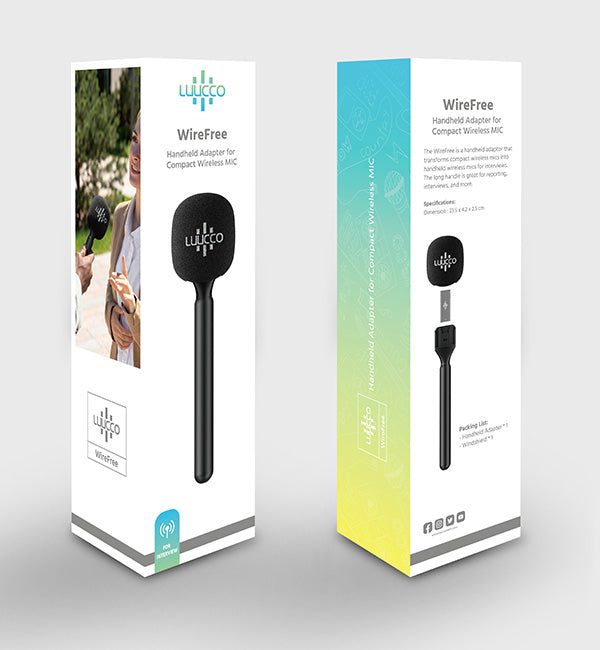 Luucco Wirefree Handheld Adapter for Wireless Mics