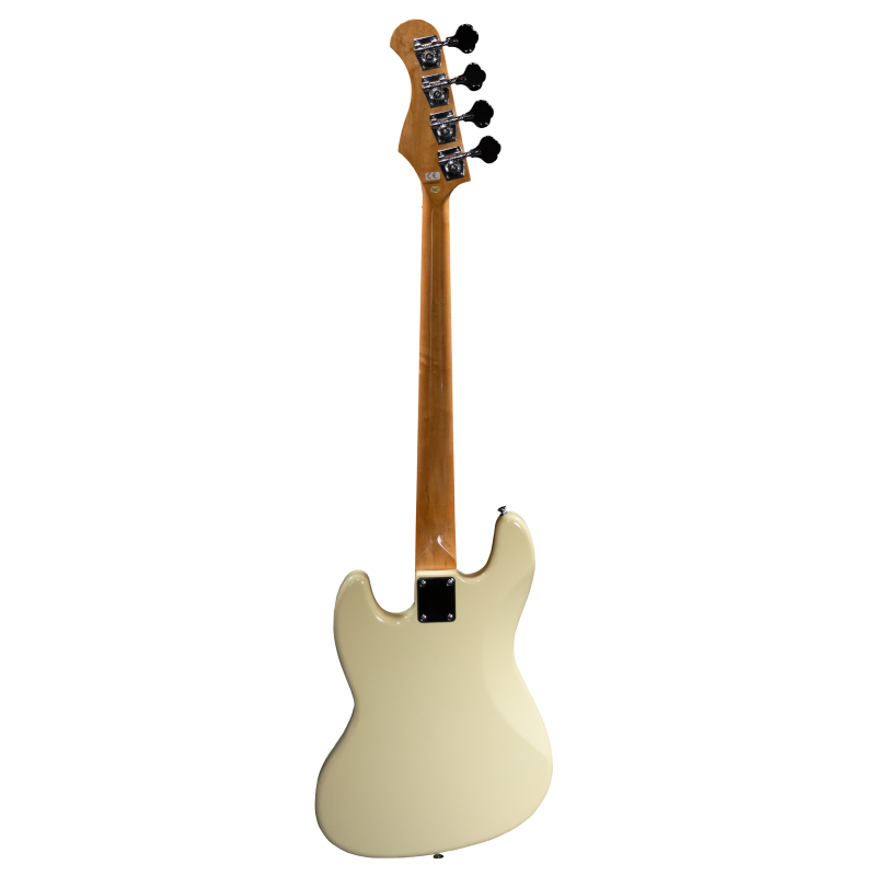 Prodipe JB80 RA VW Bass Guitar 4 strings Vintage White