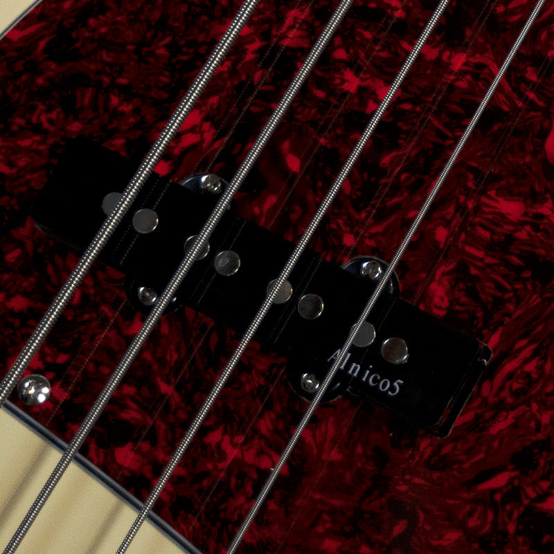 Prodipe JB80 RA VW Bass Guitar 4 strings Vintage White