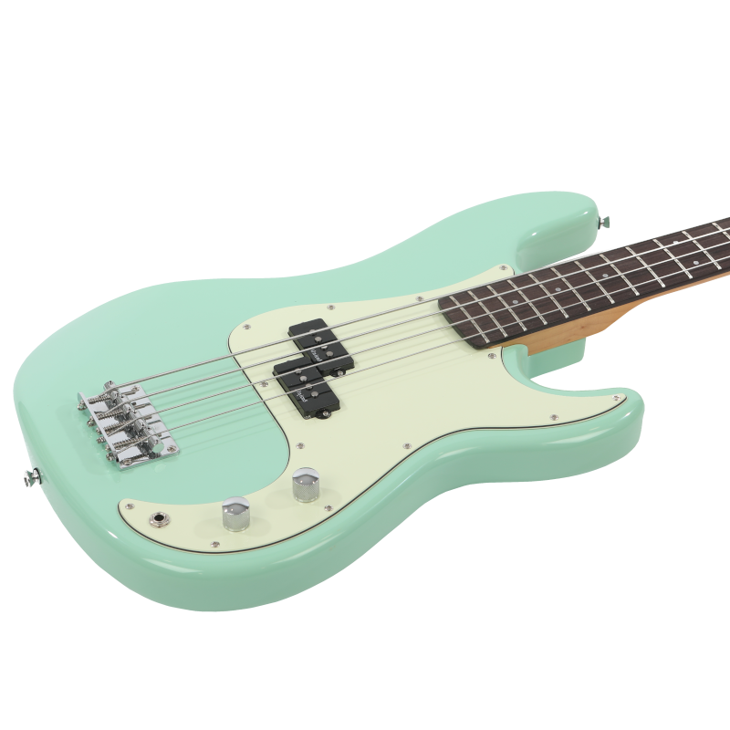 Prodipe PB80 RA SG Bass Guitar 4 strings Surf Green