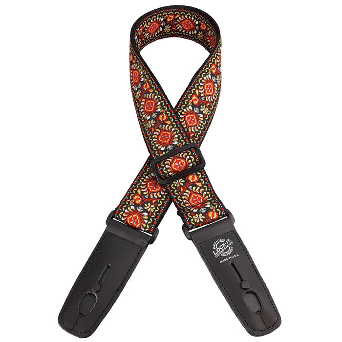 LOCK IT 2&quot; RETRO PERSIAN Guitar Strap