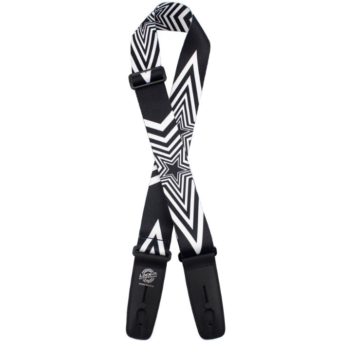 LOCK-IT 2&quot; PLUSH POLY BIG STAR Guitar Strap