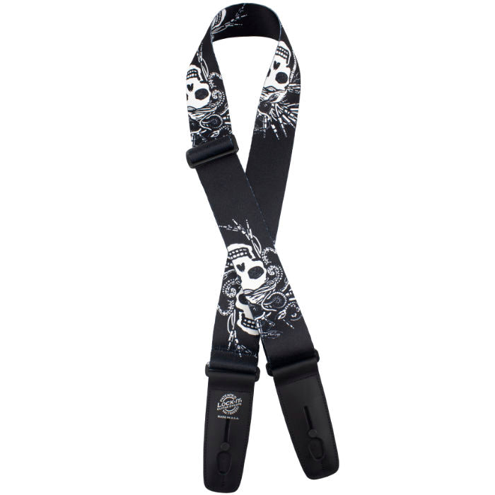 LOCK-IT 2&quot; PLUSH POLY MEDUSA Guitar Strap