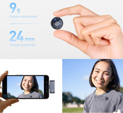 Luucco AirWave K2 Dual Channel Wireless Lavalier Microphone - Lightning