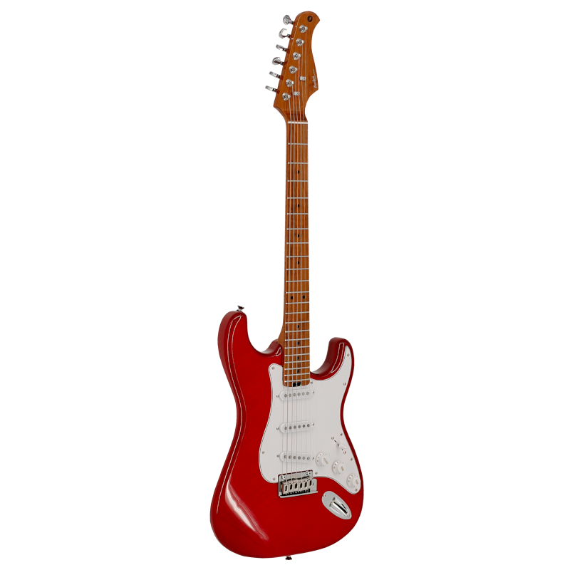 Prodipe ST SSS Burgundy Red Guitar ST Made in FRANCE