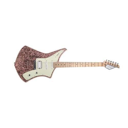 Cream Guitars, Revolver Standard, Pale Rose Glitter 