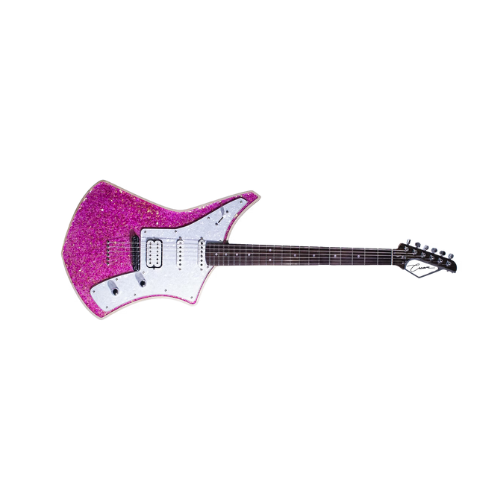 Cream Guitars, Revolver Standard, Pink Glitter 