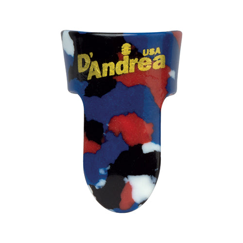 D&#39;Andrea Plectrums, R6374 LG MLT Large Finger Picks - MULTI - 6PC