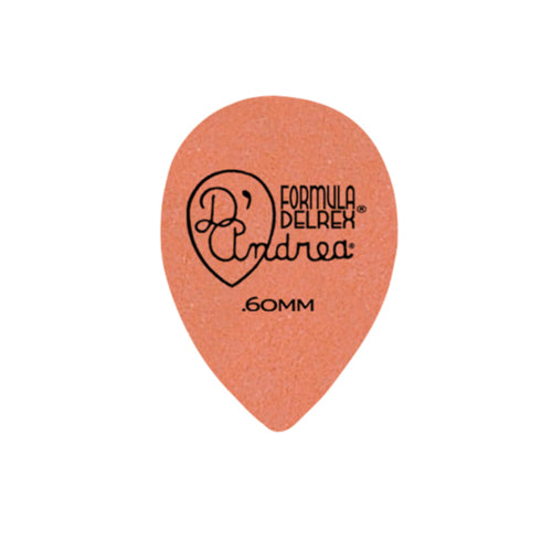 D&#39;Andrea Plectrums, 358 Orange Delrex - Thin-Medium - 72PC