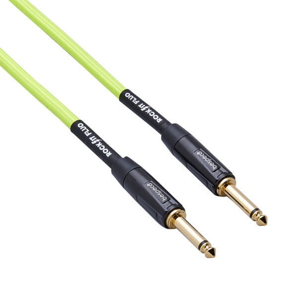 Bespeco  RKJJ600FYE - 6 Metre Jack to jack Fluorescent Yellow