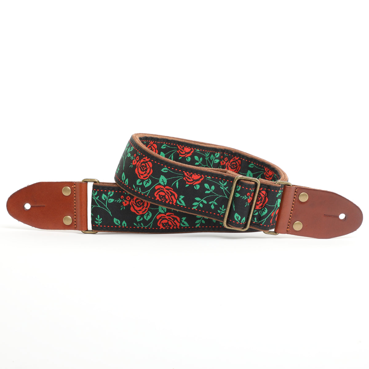 Isuzi GT-66 Coloured woven strap with copper metal buckle
