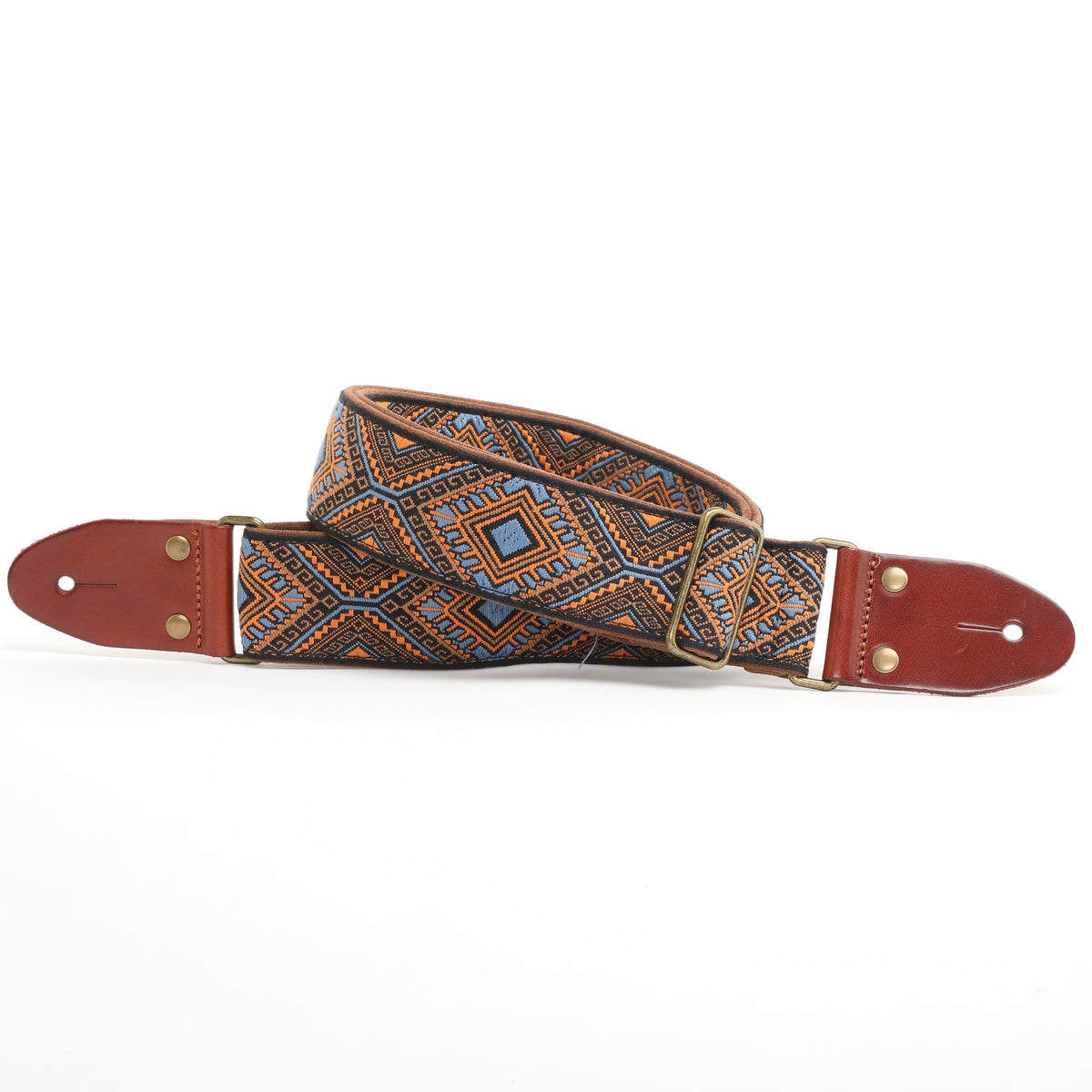 Isuzi GT-63 Coloured woven strap with copper metal buckle