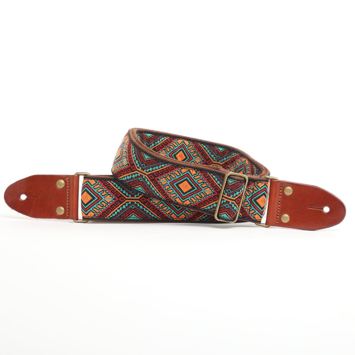 Isuzi GT-64 Coloured woven strap with copper metal buckle