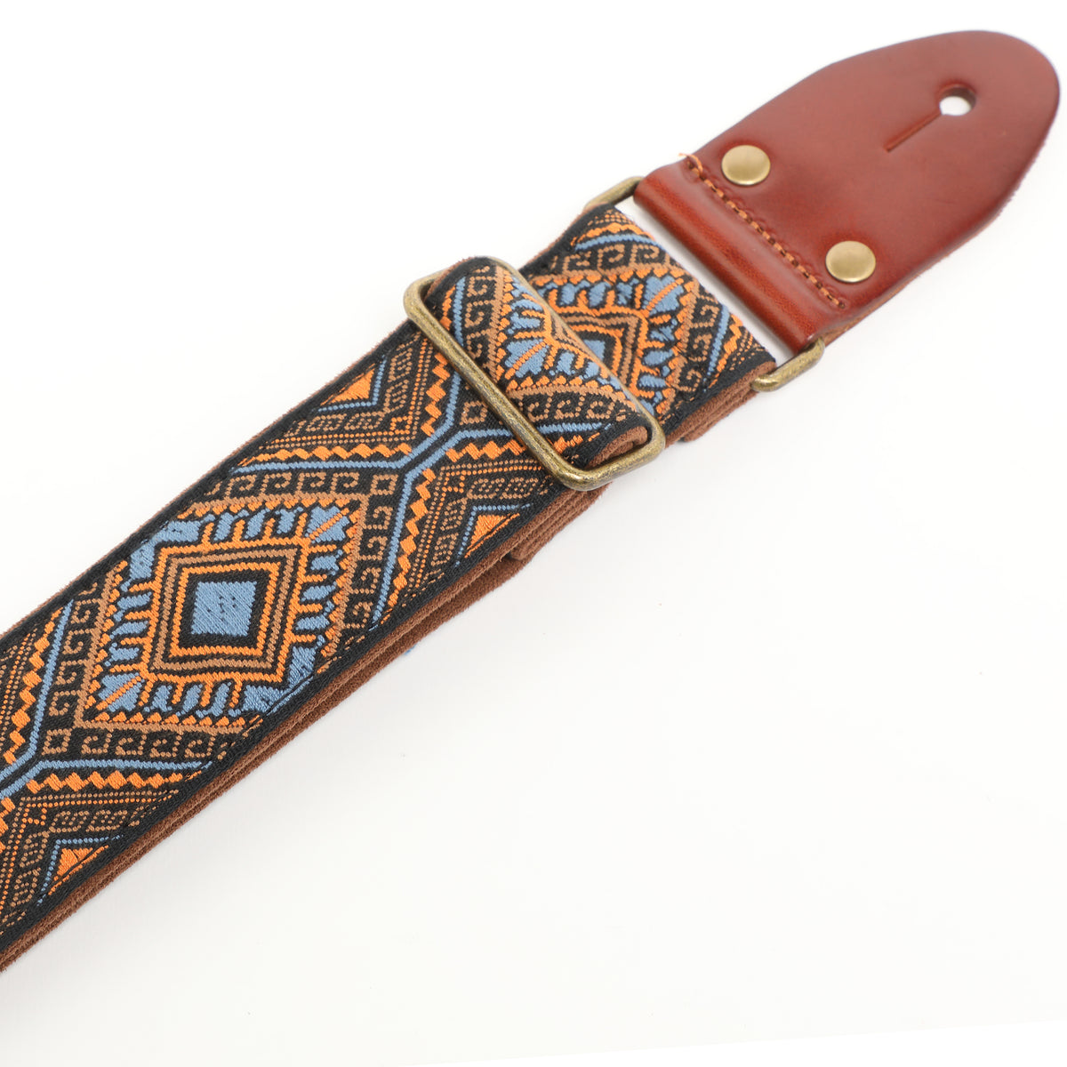 Isuzi GT-63 Coloured woven strap with copper metal buckle