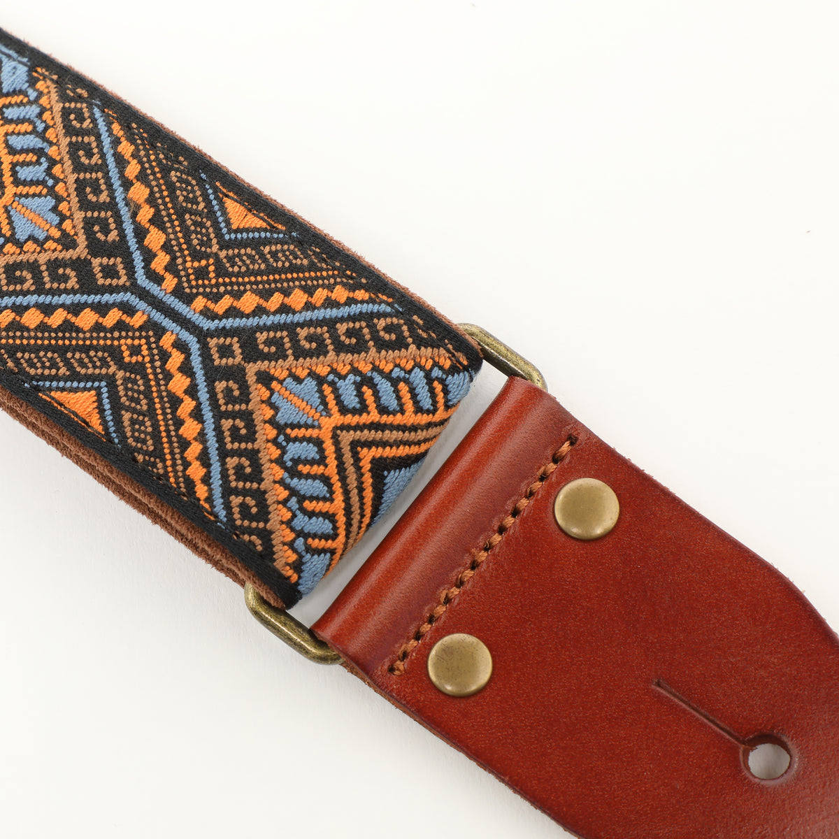 Isuzi GT-63 Coloured woven strap with copper metal buckle