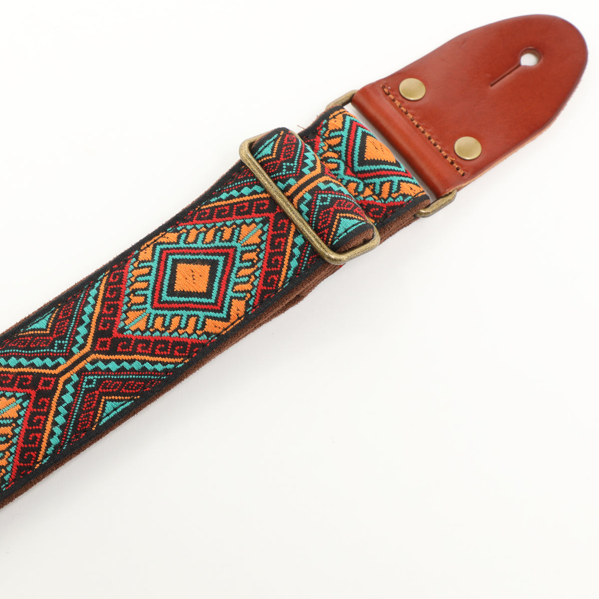 Isuzi GT-64 Coloured woven strap with copper metal buckle