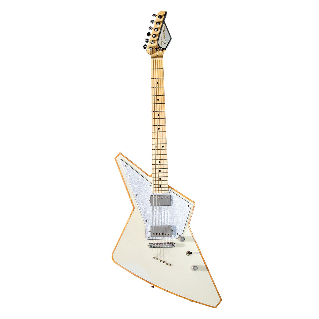 Cream Voltage  Guitar in ROYAL WHITE complete with Gig Bag