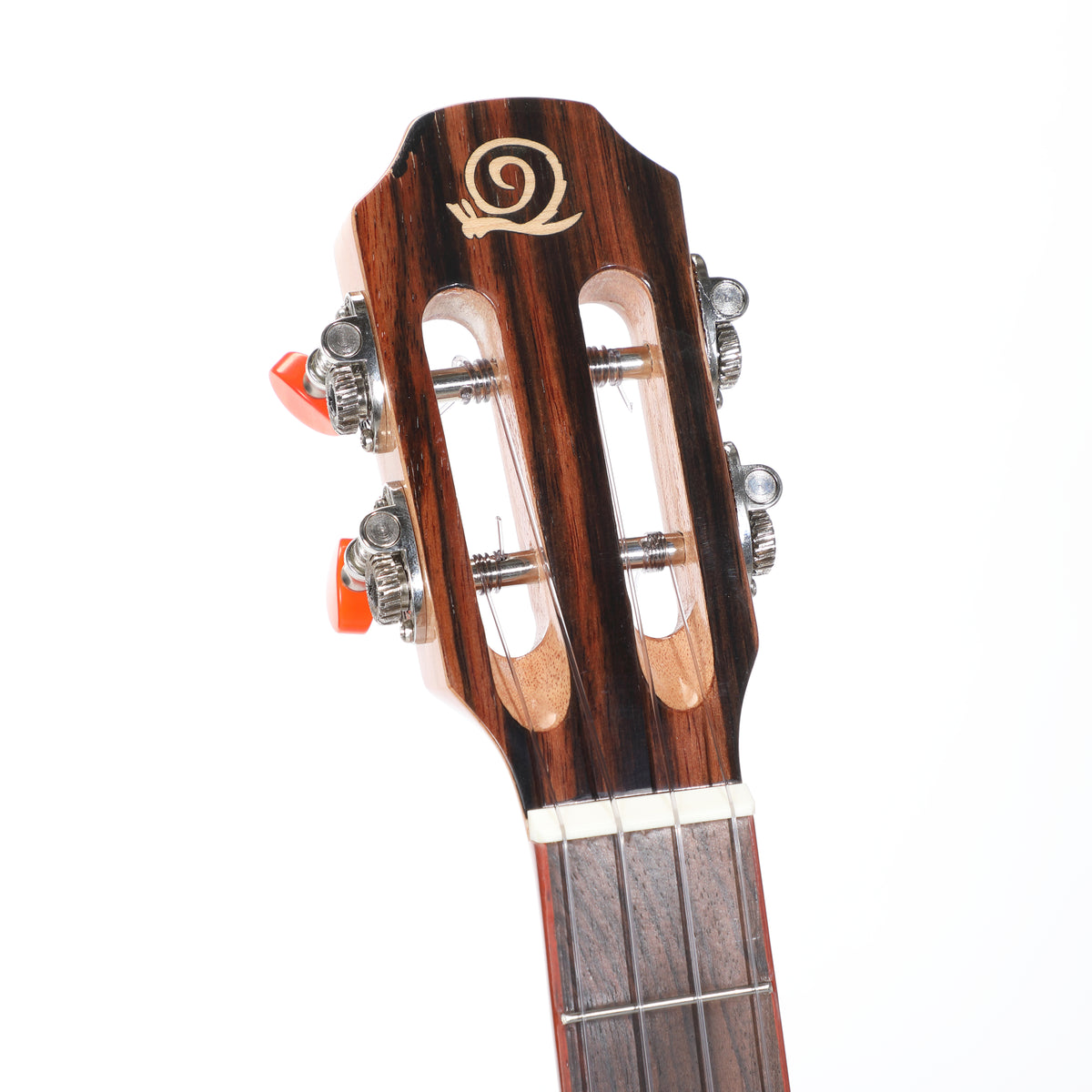 Snail S60B MK2 - 38mm Nut, All Solid Flamed Acacia Baritone Ukulele