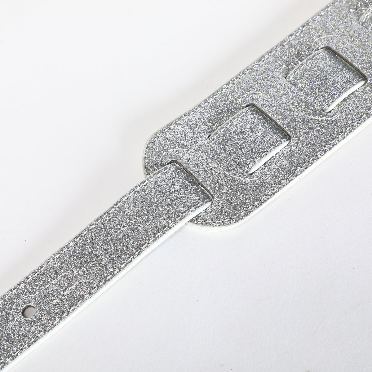 Isuzi SPK20 Silver Sparkle Guitar Strap