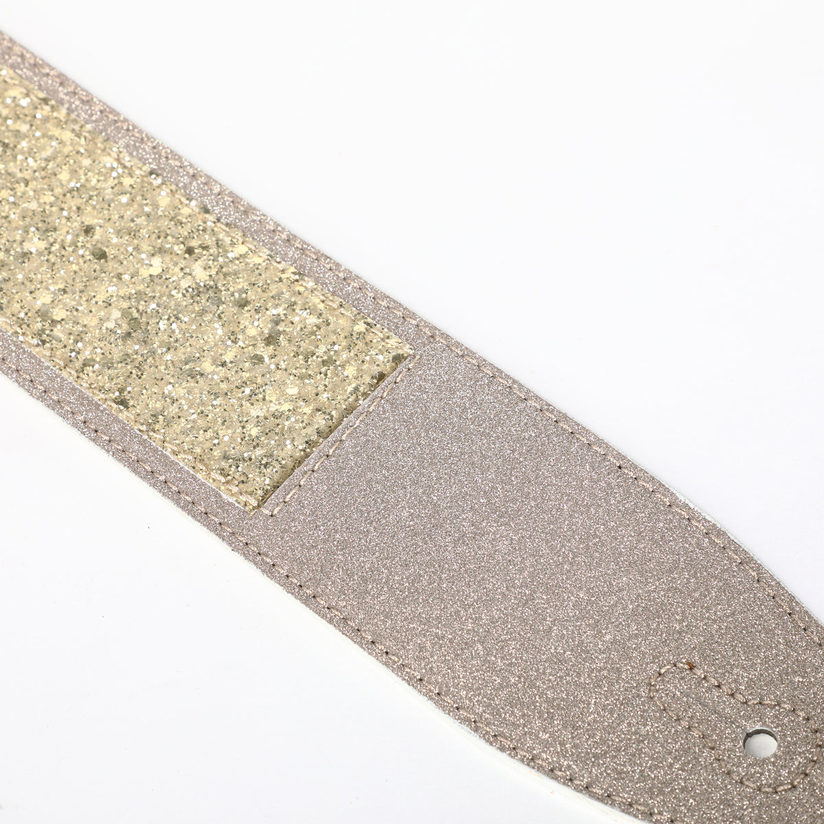 Isuzi SPK21 Gold Sparkle Guitar Strap