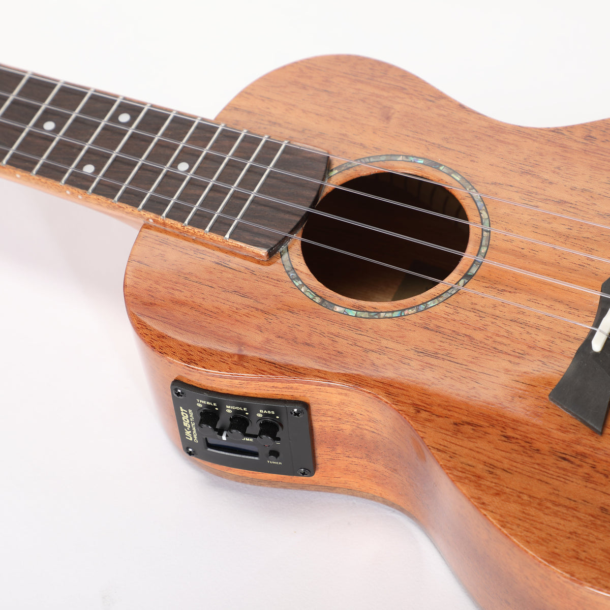 Snail SUC-M2 MK2 -  Solid Mahogany Top, Laminated Sides, Concert Ukulele, Gloss, 38MM Nut