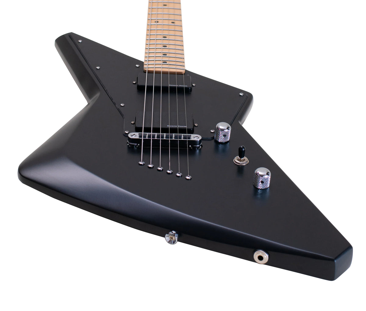 Cream Voltage Metal Guitar in Black Nightmare with Gig Bag