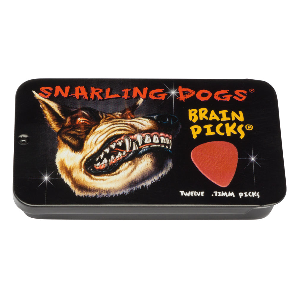 D&#39;Andrea Plectrums, 351 Brain Picks - RED .73mm - 12PC TIN