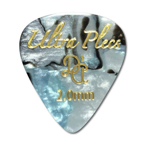 D&#39;Andrea Plectrums, 351 Ultra Plec - Abalone 2.0mm - 6PC