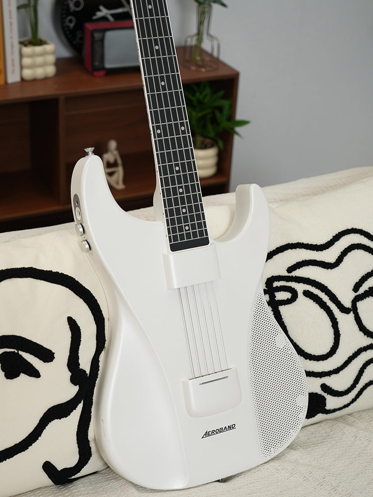 Aeroband Guitar in White with Gig Bag
