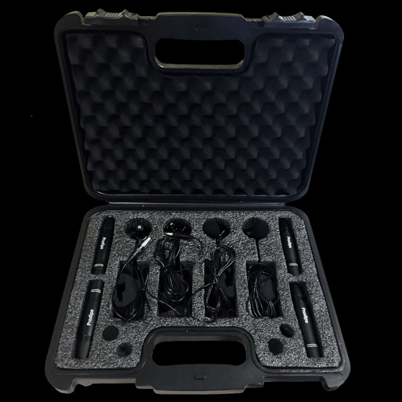 Prodipe DL21 4 x Microphones for  DRUM KITS - Back Electret