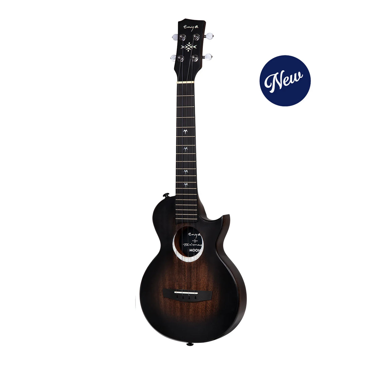 Enya Moon - Taimane Signature Black Tenor Ukulele
