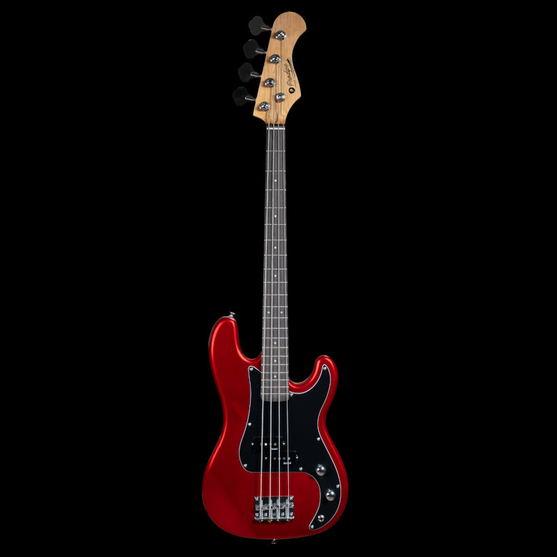 Prodipe PB JUNIOR CAR Bass Guitar, Candy Apple Red