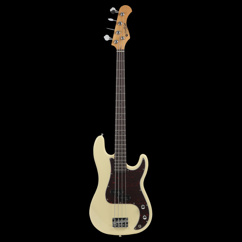 Prodipe PB80 RA VW Bass Guitar 4 strings Vintage White