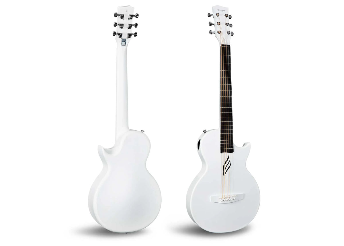 Enya Nova Go White Carbon Fibre Guitar