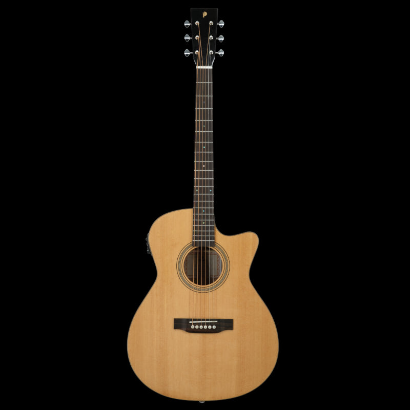 Prodipe SA300CEQ Electro-Acoustic Guitar, Auditorium, solid spruce/ mahogany