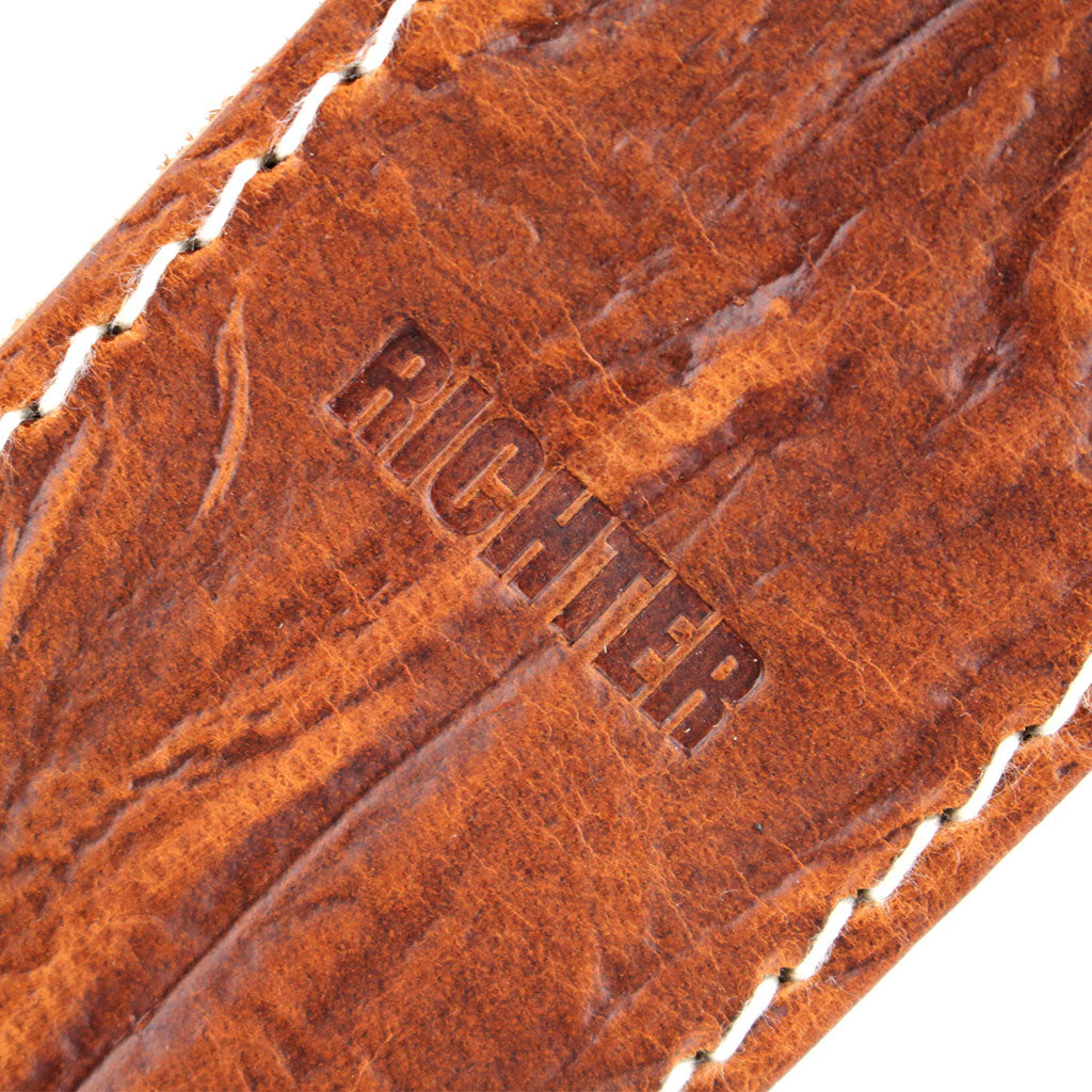 Richter Guitar Strap RAW II CONTOUR WRINKLE TAN #1516